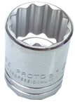 36 x 50.80 - 1/2" Drive - 12 Point - Metric Standard Socket - Industrial Tool & Supply