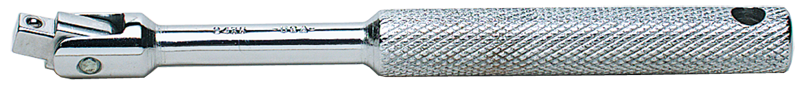 #3438 - 9-11/16" OAL - 3/8'' Drive - Ratchet Hinge Handle with Nitrile Grip - Industrial Tool & Supply