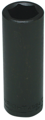 1 x 3" OAL - 3/4'' Drive - 6 Point - Deep Impact Socket - Industrial Tool & Supply
