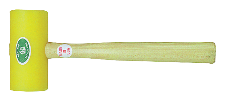 Garland Plastic Mallet -- 24 oz; Hickory Handle; 2-3/4'' Head Diameter - Industrial Tool & Supply