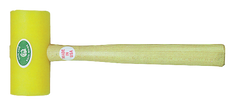 Garland Plastic Mallet -- 19 oz; Hickory Handle; 2-1/2'' Head Diameter - Industrial Tool & Supply