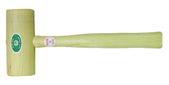 Garland Hardwood Mallet -- 14 oz; Hickory Handle; 2-1/4'' Head Diameter - Industrial Tool & Supply