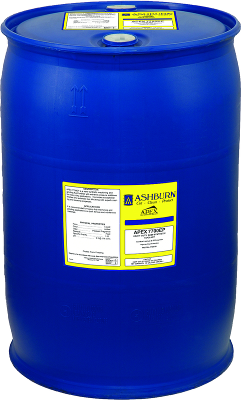 Apex 7700EP Heavy Duty Semi-Synthetic Coolant - #A-7704-55 - 55 Gallon - Industrial Tool & Supply