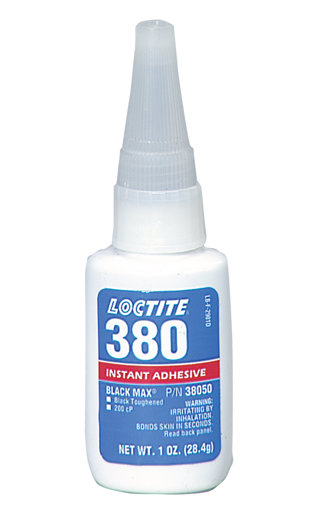 380 Black Max Toughened Instant Adhesive - 1 oz - Industrial Tool & Supply