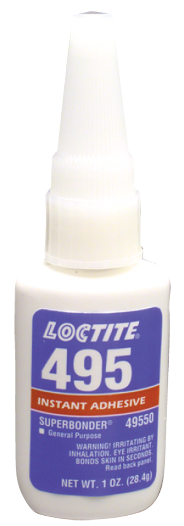 495 Super Bonder Instant Adhesive - 1 oz - Industrial Tool & Supply