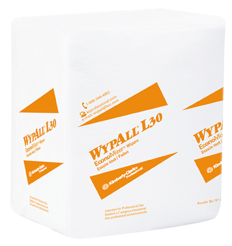 12.5 x 14.4'' - Package of 1080 - WypAll 1/4 Fold - Industrial Tool & Supply