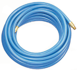 #TP4050 - 1/4 MPT x 50 Feet - Light Blue Thermoplastic - 2 Rigid Fitting(s) - Air Hose - Industrial Tool & Supply