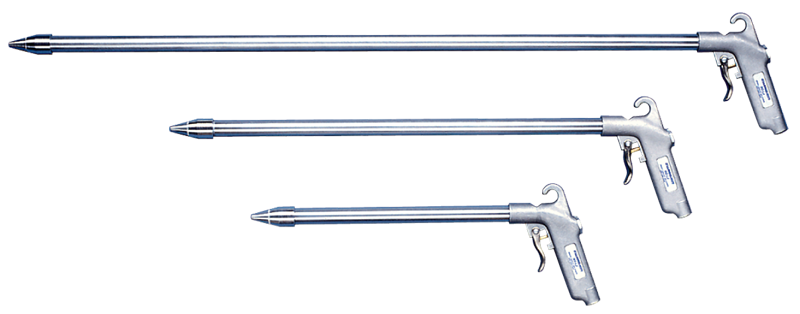 #80LJ060AA - 60'' Extended Reach - Coandaire Air Blow Gun - Industrial Tool & Supply