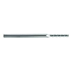 10mm Dia. - 120mm OAL - Extra Reach - Ball Nose-AD-Carbide End Mill - 3FL - Industrial Tool & Supply