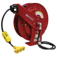 CORD REEL TRIPLE OUTLET GFCI - Industrial Tool & Supply