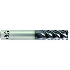 5/8 x 5/8 x 1-1/4 x 3-1/2 5Fl .090 C/R Carbide End Mill - TiALN - Industrial Tool & Supply