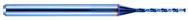 1.31mm Dia. - X 47mm OAL Carbide Micro Drill -Aqua Coated - Industrial Tool & Supply