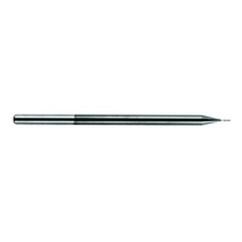 3/64 Dia. x 2-1/2 Overall Length 3-Flute Square End Solid Carbide SE End Mill-Round Shank-Center Cut-Amorphous Diamond - Industrial Tool & Supply
