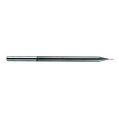 1/32 Dia. x 2-1/2 Overall Length 3-Flute Square End Solid Carbide SE End Mill-Round Shank-Center Cut-Amorphous Diamond - Industrial Tool & Supply