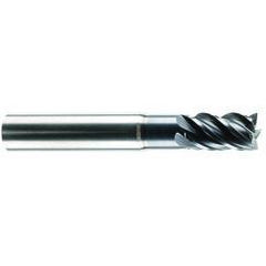 3/4" Dia. - 1" LOC - 7" OAL - 5 FL Carbide S/E HP End Mill-AlTiN-x - Industrial Tool & Supply