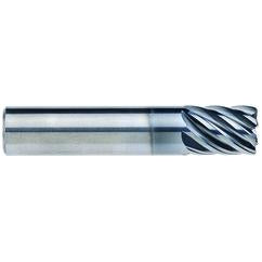 3/8" Dia. - 1/2" LOC - 2" OAL - .030 CR 7FL Carbide End Mill - AlCrNx - Industrial Tool & Supply