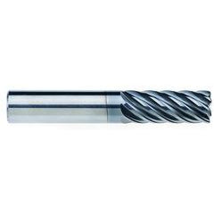 1/2" Dia. - 1-1/4" LOC - 3" OAL - 7FL Carbide End Mill - AlCrNx - Industrial Tool & Supply