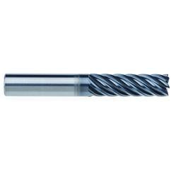 5/8" Dia. - 2-1/8" LOC - 4" OAL - 7 FL Carbide End Mill - AlCrNx - Industrial Tool & Supply