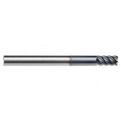 1/8" Dia. - 1/4" LOC - 1-1/2" OAL - .015 Radius 5 FL Carbide End Mill-AlTiN-x - Industrial Tool & Supply