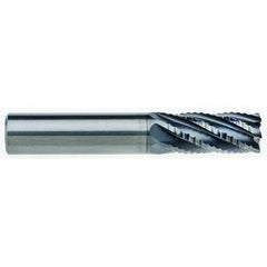 1/2" Dia. - 1-5/8" LOC - 3-1/2" OAL - .030 CR 6FL Carbide End Mill - AlCrNx - Industrial Tool & Supply