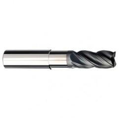 5/8 Dia. x 5 Overall Length 4-Flute .060 C/R Solid Carbide SE End Mill-Round Shank-Center Cut-AlCrN-X - Industrial Tool & Supply