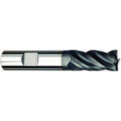 5/8 Dia. x 4 Overall Length 4-Flute Square End Solid Carbide SE End Mill-Weldon Shank-Center Cut-AlCrN-X - Industrial Tool & Supply