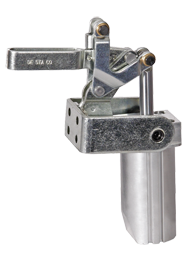 Vertical Pneumatic Cylinder - 400 lbs Holding Capacity; Bar Style Solid - Industrial Tool & Supply