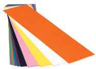5-Pack Plastic Color-Coded Shim - 10 x 20 (.001 Thickness) - Industrial Tool & Supply