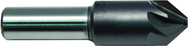 1" HSS 6 Flute Countersink 60 Deg Blaze Coated - Industrial Tool & Supply