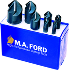 4 Pc. HSS 60° Chatterless Countersink Set - Industrial Tool & Supply