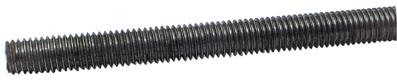 Threaded Rod - 1-3/8-6; 3 Feet Long; Steel-Oil Plain - Industrial Tool & Supply