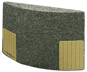 11-1/4 x 3 x 8'' - High 30-G Grit - Grinding Wheel Segment - Industrial Tool & Supply