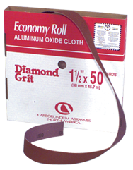 1" x 50 Yds - 180 Grit - Aluminum Oxide - Shop Roll - Industrial Tool & Supply