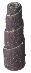 1 x 1-1/2 x 1/4'' - 240 Grit - Full Taper A/O Cartridge Roll - Industrial Tool & Supply