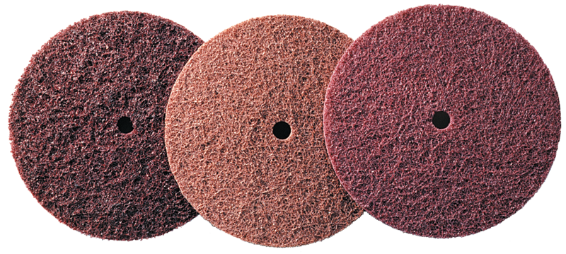 1 x 168" - Medium - Maroon Surface Conditioning Belt With Low Stretch Backing - Industrial Tool & Supply