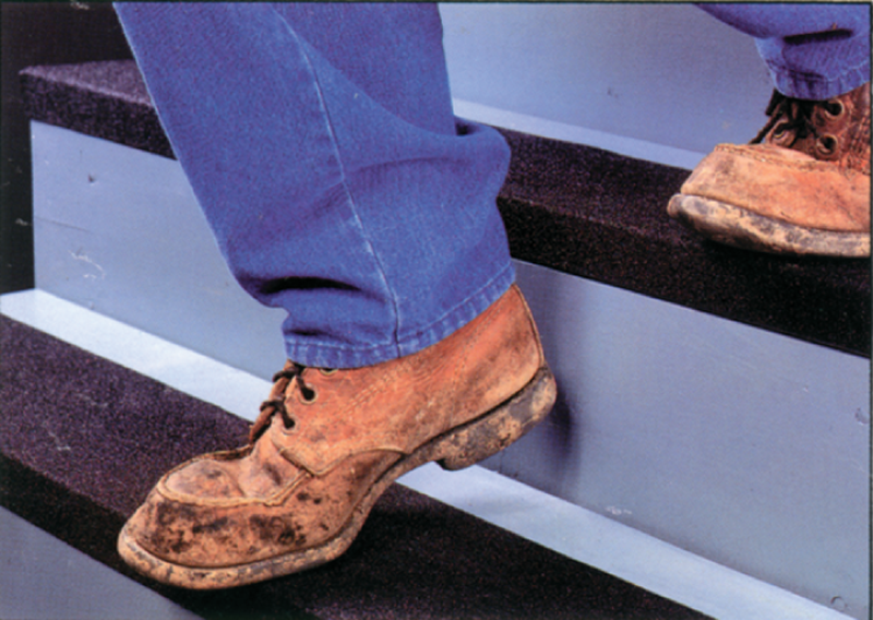 2" x 60" Medium Grit Black Shur-Step Non-Skid Tape Floor Covering - Industrial Tool & Supply