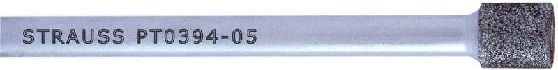 .335 x .315 x 1/4" - Medium Grit - Diamond Mandrel - Industrial Tool & Supply