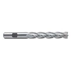 5/8 Dia. x 6-1/8 Overall Length 4-Flute Square End High Speed Steel SE End Mill-Round Shank-Center Cut-Uncoated - Industrial Tool & Supply
