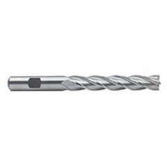 3/4 Dia. x 6-1/4 Overall Length 4-Flute Square End High Speed Steel SE End Mill-Round Shank-Center Cutting-Uncoated - Industrial Tool & Supply