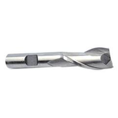 7mm Dia. x 2-5/16 Overall Length 2-Flute Square End M-42 Cobalt SE End Mill-Round Shank-Center Cut-Uncoated - Industrial Tool & Supply