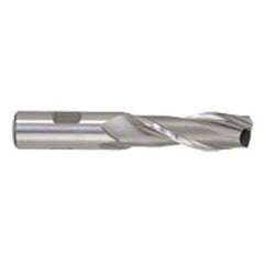 3/4 Dia. x 6-1/4 Overall Length 2-Flute Square End High Speed Steel SE End Mill-Round Shank-Center Cut-Uncoated - Industrial Tool & Supply