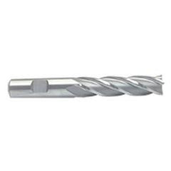 3/4 Dia. x 5-1/4 Overall Length 4-Flute Square End M-42 Cobalt SE End Mill-Round Shank-Center Cut-Uncoated - Industrial Tool & Supply