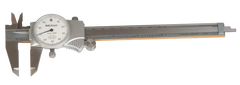 0 - 200mm Measuring Range (0.02mm Grad.) - Dial Caliper - #505-686 - Industrial Tool & Supply