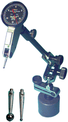 Kit Contains: .030" Bestest Indicator; Fine Adjustment Mag Base With Dovetail Clamp - Best-Test Indicator/Magnetic Base & Indicator Point Set - Industrial Tool & Supply