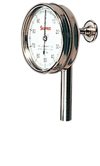 #196-A1Z - .200 Total Range - 0-100 Dial Reading - Back Plunger Dial Indicator - Industrial Tool & Supply