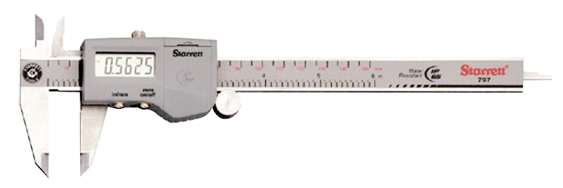 #798B-12/300 - 0 - 12 / 0 - 300mm Measuring Range (.0005 / 0.01mm Res.) - Electronic Caliper - Industrial Tool & Supply