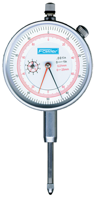 .200 Total Range - 0-50-0 Dial Reading - AGD 2 Dial Indicator - Industrial Tool & Supply