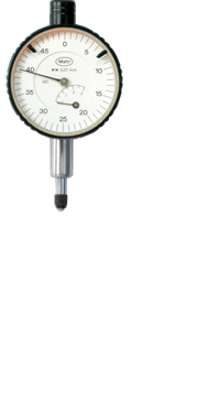 3mm Total Range - .01mm Graduation - AGD 1 Dial Indicator - Industrial Tool & Supply
