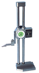 #TC12HG - 12" - .001" Graduation - Twin Beam Digital Count Dial Height Gage - Industrial Tool & Supply