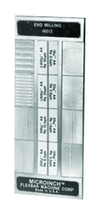 #16010 - 8 Specimans for Checking Cylindrical Grinding Roughness Results - Microinch Comparator Plate - Industrial Tool & Supply